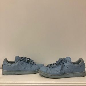 Pastel blue Croci Adidas Stan Smiths- women’s 7